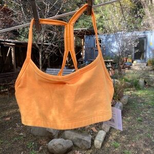 Beyond Yoga Vibrant Orange Sports Bra
